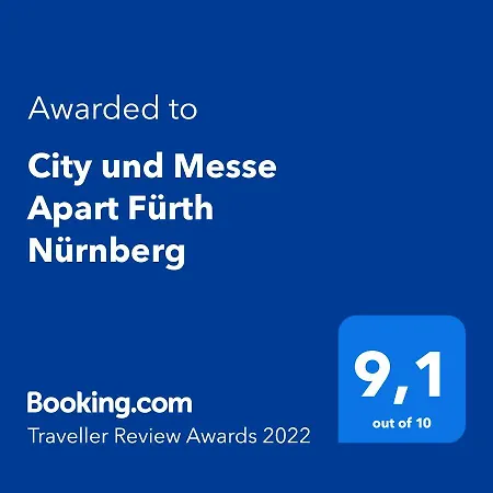 City Und Messe Apart Nurnberg Appartement *